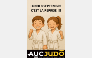 Reprises des cours pour la saison 2025 - rectification