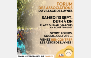 Luynes - Forum des Associations - 13 septembre 2025